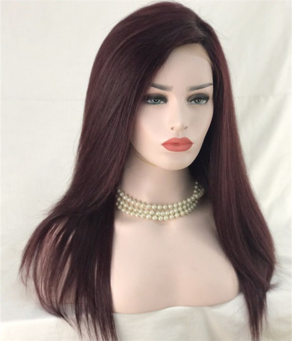 Ombre Burgundy Full Lace wig