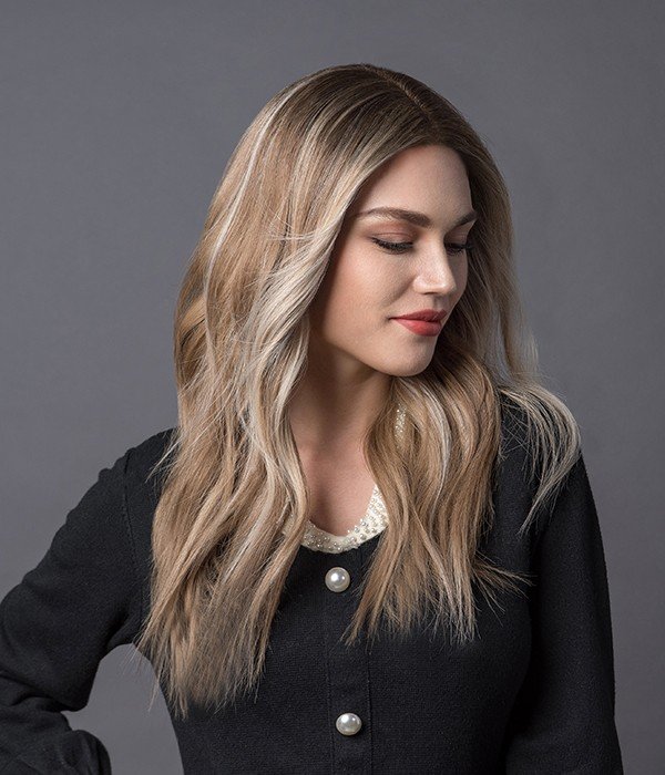 Blonde Balayage Remy Human Hair Lace Front Wig